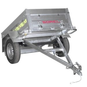 Remorque Sorel Rustik 150 VL – 500 kg plateau ridelles amovibles